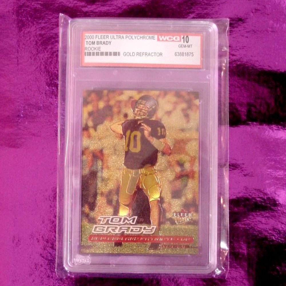 Tom Brady Gold Card Gem Mint
